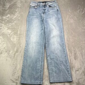 Judy Blue Straight Fit Jeans Womens 5/27 Light Wash‎ Blue Stretch Denim Preppy